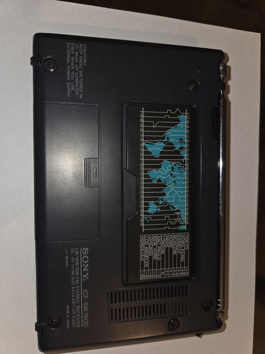 Sony ICF-SW7600 globalne Radio fal krótkich