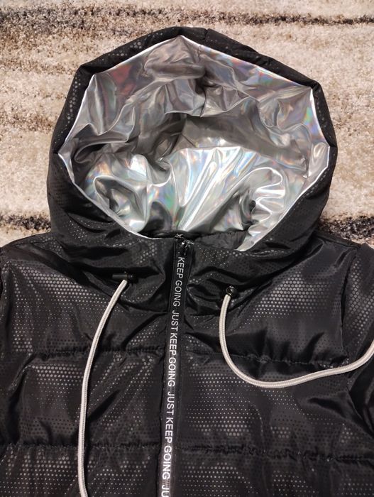 Płaszczy zimowy, czarny, xs