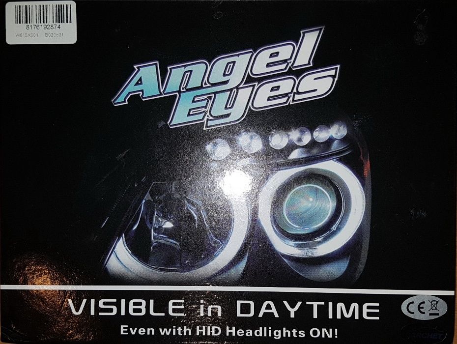 Ангельські очі Angel eyes CCFL жовті BMW E30 E32 Е34 ВАЗ06 E39рест БМВ