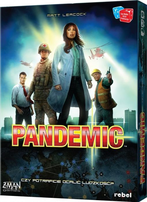 Gra Pandemic (Edycja Polska) Rebel Nowa Nieużywana
