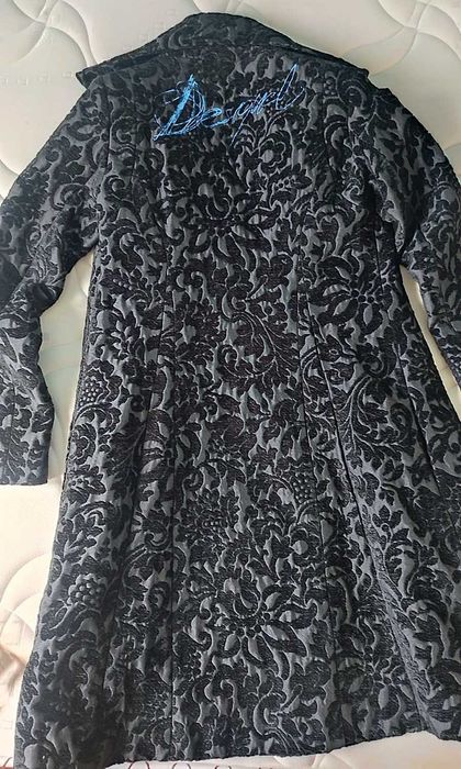 Casaco comprido preto