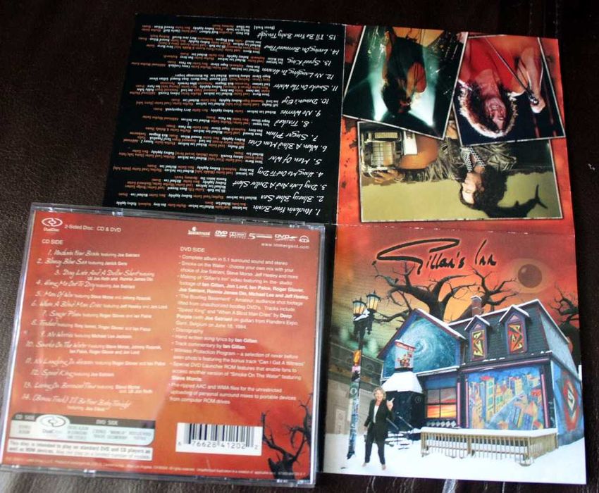 Ian Gillan CD/DVD GILLAN'S INN Dual Disc Deep Purple