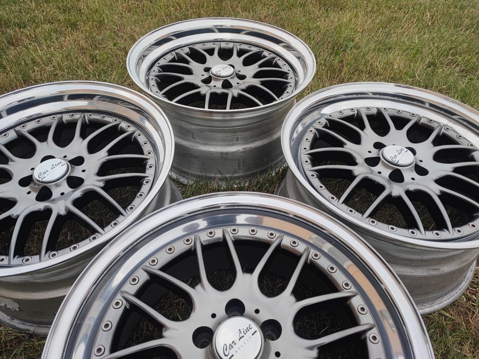 Felgi Carline Dynatech M1 17" 8.5/9 5x100 Golf Corrado Vento Passat Skoda Seat 3tlg volkswagen vw