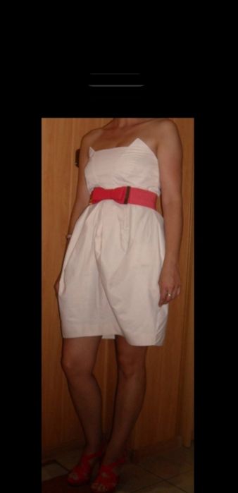 Pudrowa sukienka River Island rozm. 38