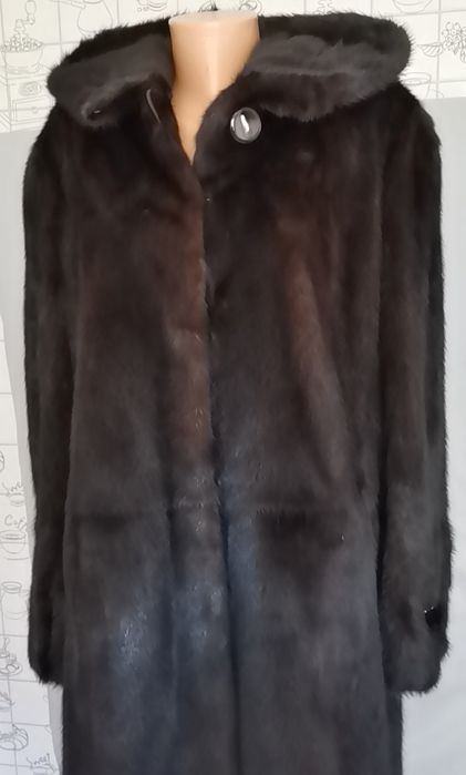 Нова норкова шуба. Великий розмір.