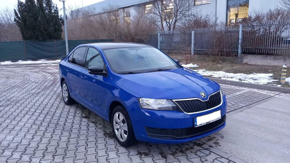 Skoda RAPID Salon Polska Bardzo Zadbany Czarne Dodatki Oszczędny