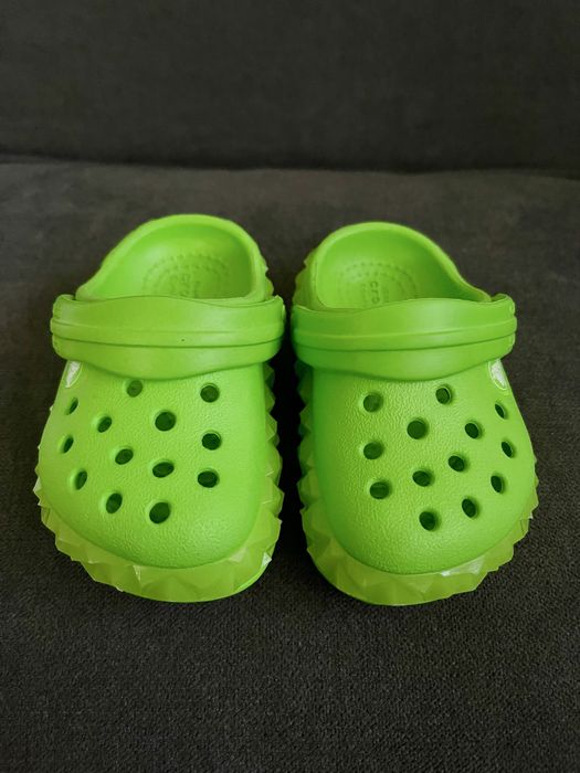 Детские сабо шлепанцы Crocs Geometric Glow Band C4