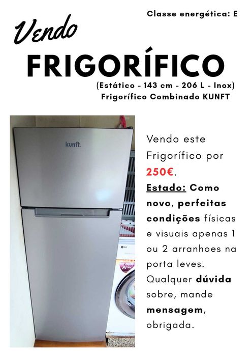 Vendo frigorífico Kunft