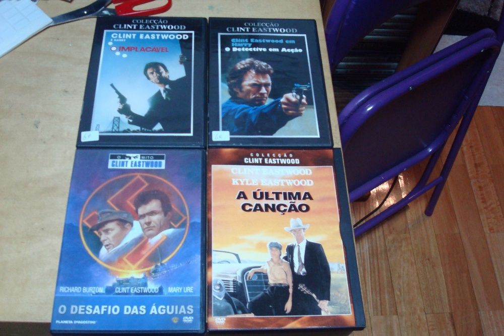 Coleção Clint Eastwood 7 filmes originais,imperdoavel,dirty harry etc