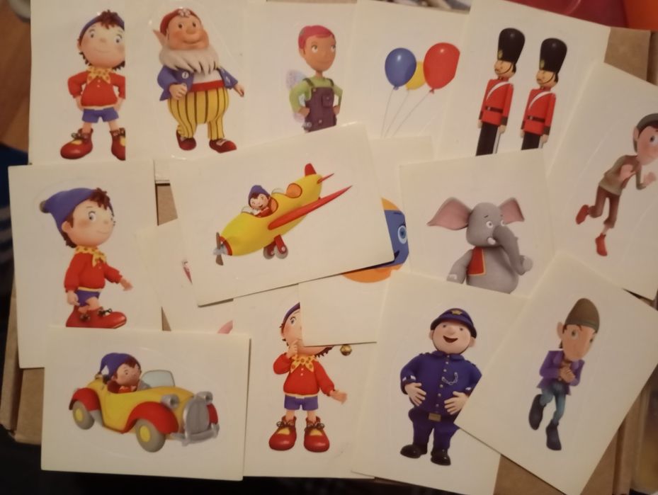 Cromos autocolantes do Noddy