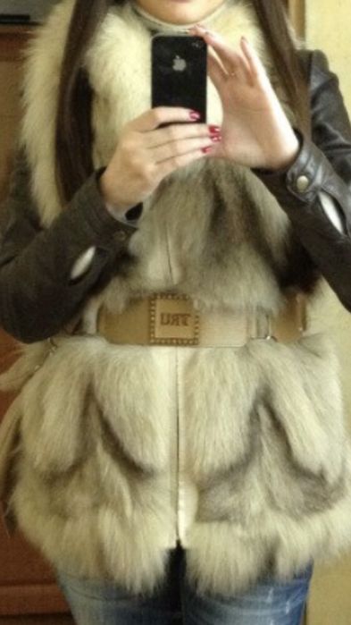 Жилет Чернобурка