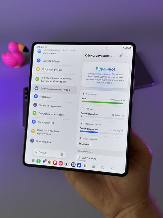 Samsung galaxy Z fold 5 12/1024 (1 ТБ) США 96% акумулятор ВСЕ ОРИГІНАЛЬНЕ ТА РІДНЕ