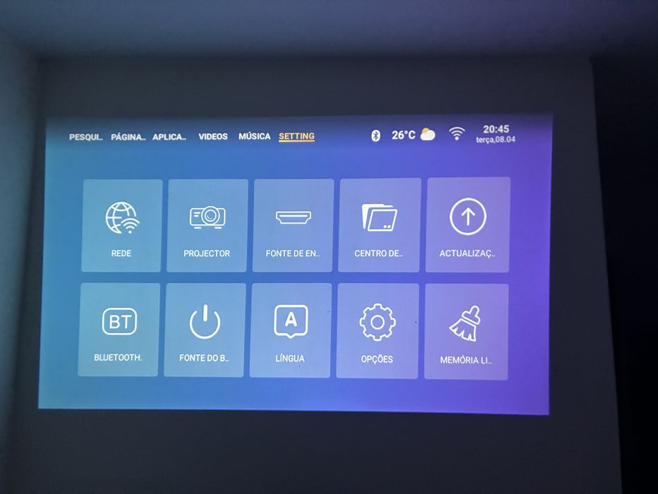 Projector Wanbo X1 Android - Versão 9