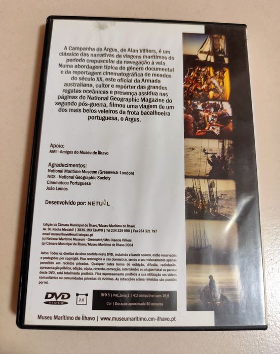 DVD - A Campanha do Argus - Um filme de Alan Villiers