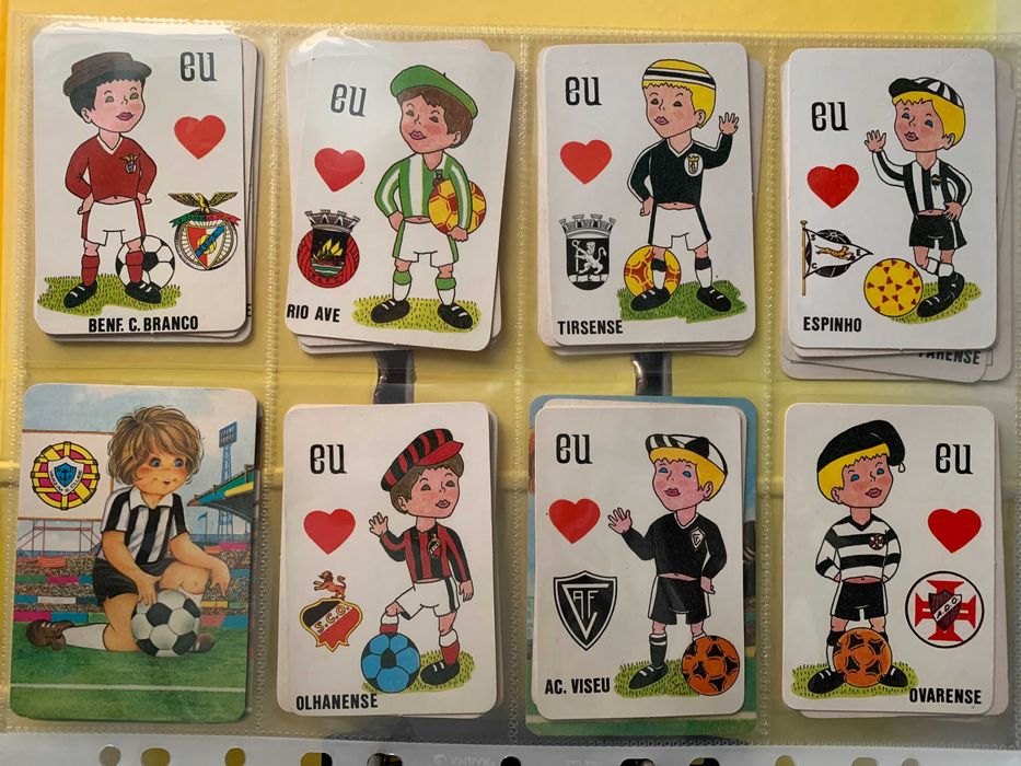 Calendários Antigos de Futebol - Mascotes / Bonecos (preço unitário)