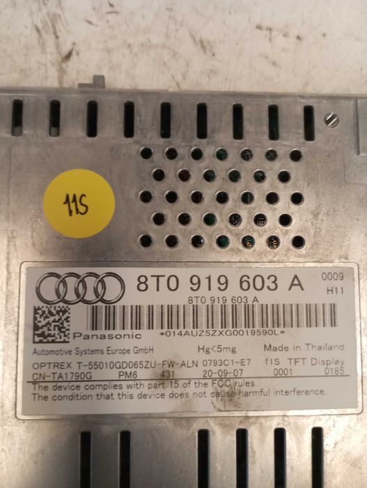 Auto-Rádio Audi Concert + Ecrã LCD - Audi A4 B8 / A5 8T / Q5 8R (Originais)