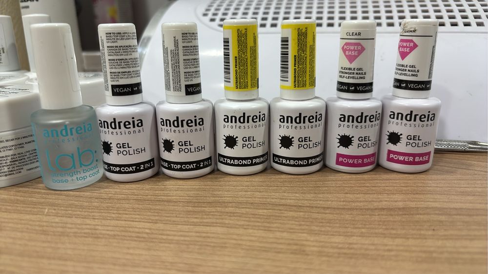 Kit Profissional Completo para Unhas de Gel – Andreia, Dompel, SUNone e Acessórios