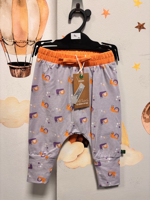 74 cm nowe spodnie getry Musli by Green Cotton