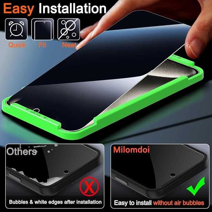 Захисне скло Milomboi для Apple Iphone 15 Pro Max