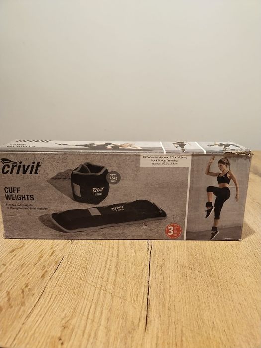 Mankiety z odważnikami 1,5 kg Crivit