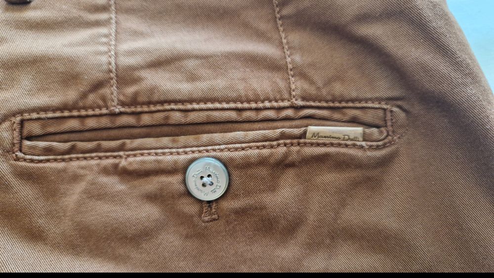 Calças castanhas Massimo Dutti