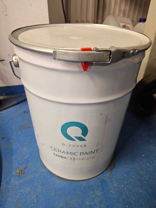 Farba do ścian biała matowa, ceramiczna, zmywalna Q-Cover 10l, 03.2025