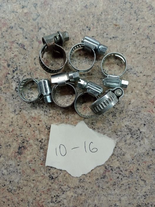 Хомут червячный металлический диаметр и количество на фото цена за все