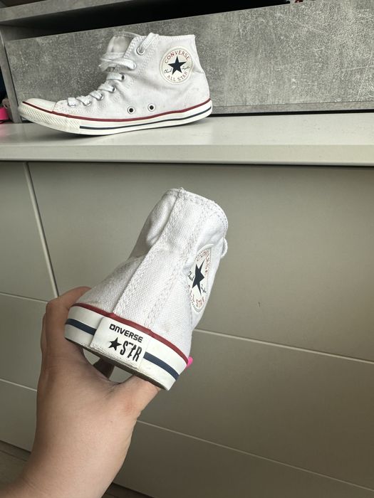 Damskie białe Converse 38