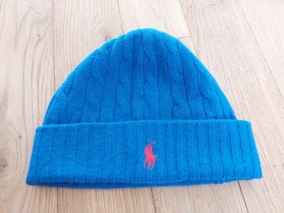 Wełniana czapka polo Ralph Lauren