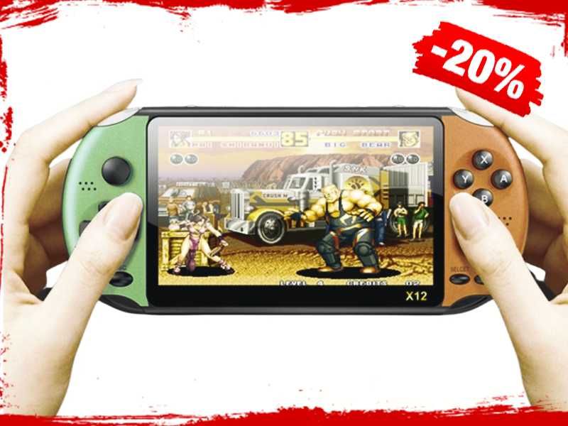 Profesjonalna KONSOLA Przenośna Do Gier x12 5,1" 5000 Gier PL (-20%)