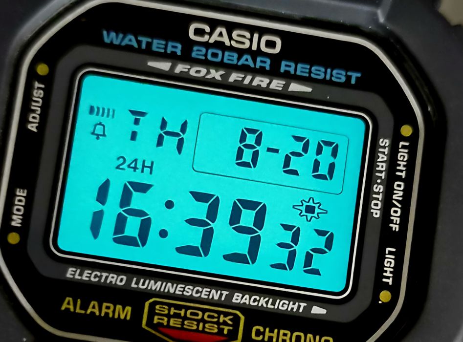 DW-5600E-1 Foxfire Casio G-shock vintage 1996