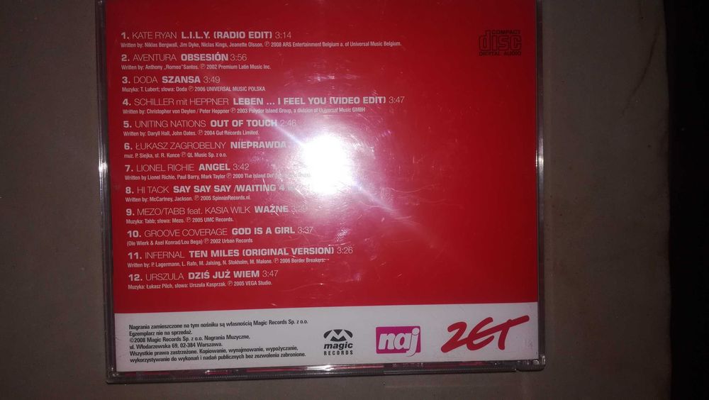 Płyty cd 2 składanki