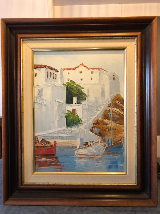 2 Framed Canvas Paintings441593949943255041