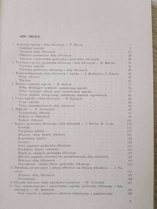 Chirurgia wątroby i dróg żółciowych red. J.Kubiak / MEDYCYNA