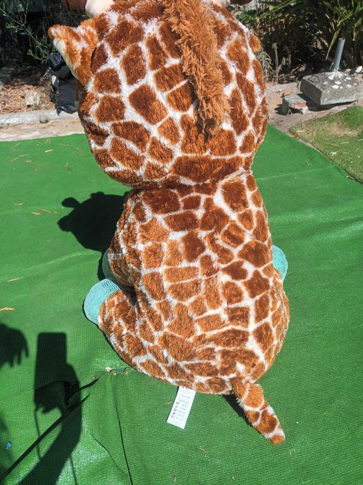 Peluche grande girafa
