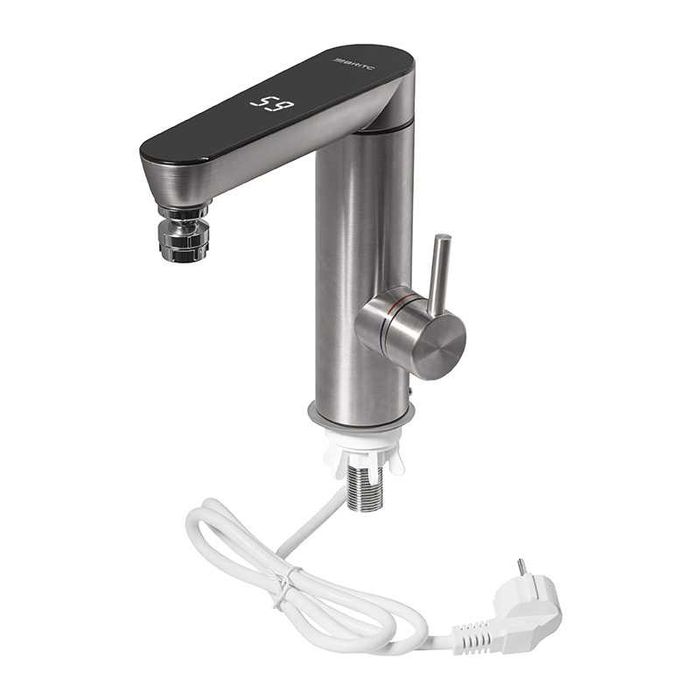 Кран- водонагрівач Britc SS-1-S з дисплеєм,3 кВт +гнучка підводка 50см