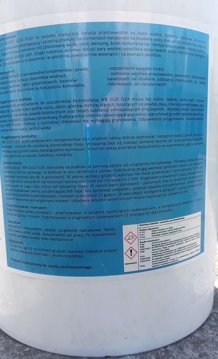 Hydroizolacja fundamentów WB Duo Flex 20kg
