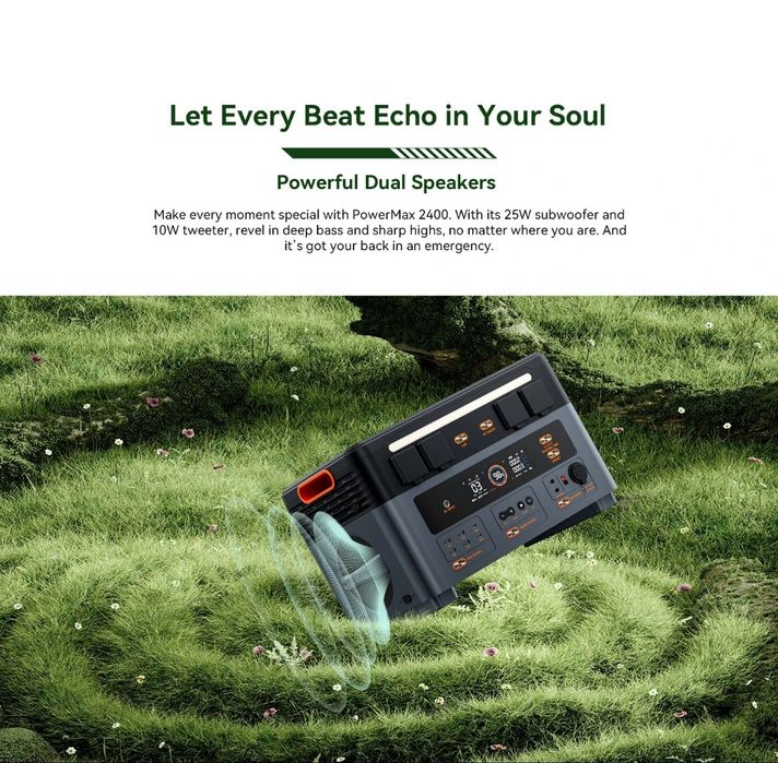 Gerador Eléctrico Blackview Oscal Powermax 2400W tecnologia UPS SELADO