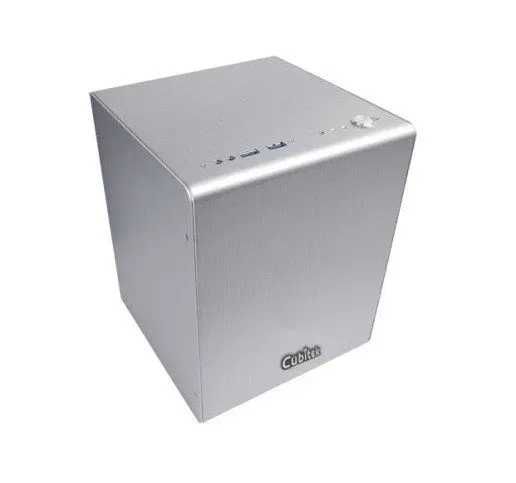 NOWA obudowa Cubitek Mini Center ITX srebrna ALU USB 3.0 Cube UNIKAT!