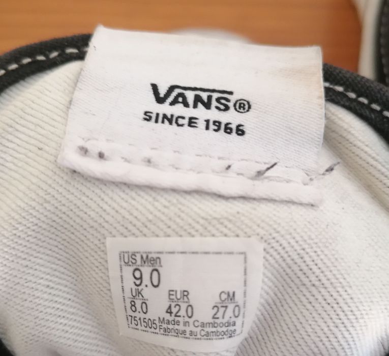 Vans 42 - originais