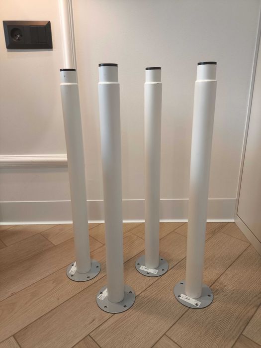 4 regulowane nogi do biurka Ikea Olov
