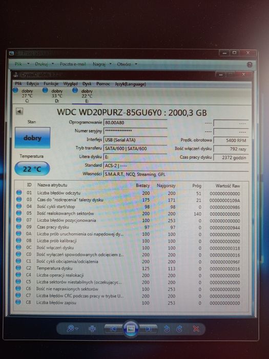 Dysk  2tb  foletowy