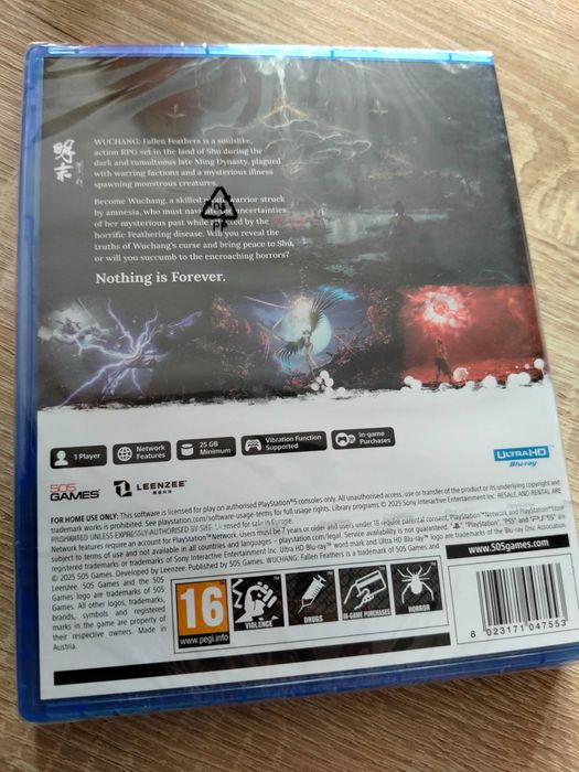 Wuchang fallen feathers PS5 nowy
