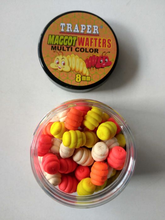 Traper Maggot Wafters Multi Colour 8mm