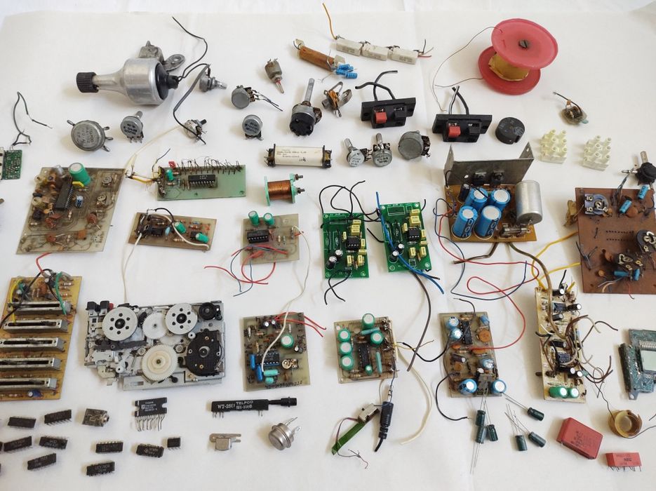 Części elektroniczne zestaw radio amatora serwisanta układy scalone