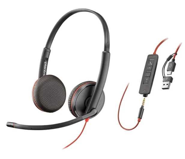 Zestaw słuchawkowy Poly Blackwire 3225 Stereo