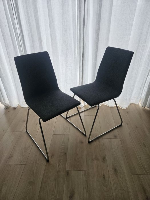 Krzesło ikea illanas grafitowe