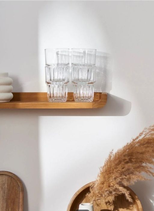 Стильні стакани Sinsay. НОВІ. 4шт по 380 мл.