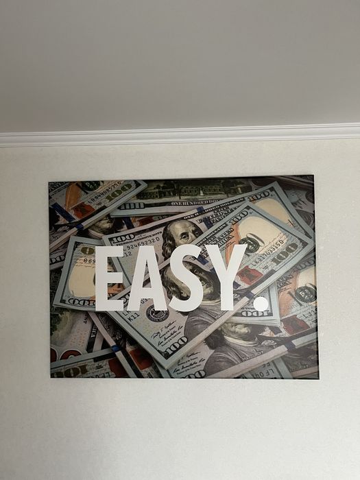 Картина на стіну EASY. з зображенням доларів