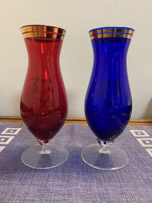 Винтажные вазы Чехия 1000 грн./2шт.